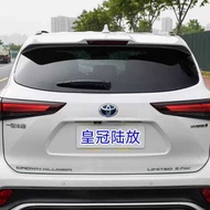 Suitable for Crown Land Letter Label LIMITED Trunk English Logo HYBRID Four-wheel Drive Logo EFOUR S
