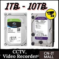 CCTV Security HDD 1TB to 10TB 3.5inch WD Purple