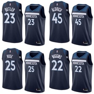 2026 New NBA Jersey Timberwolves Butler Aldrich Wiggins Rose Classic Basketball Shirt Unisex Sports 