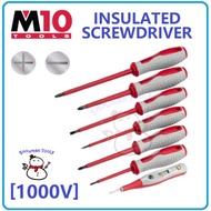 M10 1000V INSULATED SCREWDRIVER INSULATED VDE PHILIPS SLOTTED SCREWDRIVER INSULASI SCREWDRIVER VOLTA