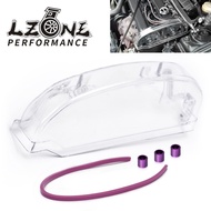 LZONE - Clear Cam Gear Pulley Timing Belt Cover For 92-96 Mitsubishi Lancer EVO 1-3/DSM 4g63 4g63T P