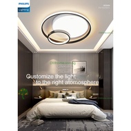 Philips LED Model 44101 Ceiling Light 43W Black Tunable Light Simple Elegant Design Beautiful Lighting Effect