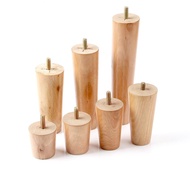 4 Pieces Screw-type solid wood feet, TV cabinet feet, sofa support legs, cabinet feet, wooden feet, 