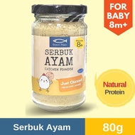 Ocean Papa Serbuk Ayam, Chicken Powder, 8+ Months, 80g (Assorted)