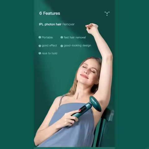 Portable Small Hair Removal Device for Smooth Skin for Home or Travel N58D