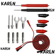 KAREN Multimeter Test Leads Kit, 16 In 1 1000V Combination Test Cable, Multi-function Universal Mult