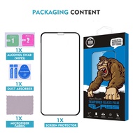 18D KingKong กระจกนิรภัย HD ป้องกันการสอดแนมหน้าจอกระจกอย่างหนา Matte แสงสีฟ้าฟิล์มกันรอยสำหรับ iPho