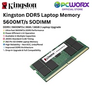 Kingston DDR5 8GB | 16GB 5600MHz Laptop RAM DDR5 RAM | Next-Gen Notebook Memory | Fast Upgrade