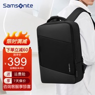 Samsonite15.6Inch Backpack Computer Bag SamsoniteMen's Computer Backpack Apple Huawei Laptop Backpack Business Travel Ba