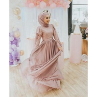 Dress Muslim / Baju Muslim / Gaun Mewah / Dress Pengantin