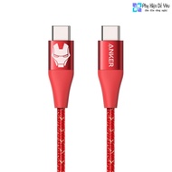 Cáp ANKER POWERLINE+ II USB-C TO USB-C DÀI 1.8m MARVEL EDITION - A9549 (PHÂN PHỐI CHÍNH HÃNG BẢO HÀN