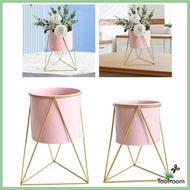 [ Plant Holder Stand Flower Pot Decor ,Round ,Geometric Flower Pot Shelf Flower Basket for Home Living Room Patios