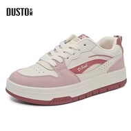 Giày Đế Dày Thời Trang DUSTO Giày Bệt Đế Phẳng Mũi Tròn Đế Cao Su Thường Ngày Cho Nữ Giày Đế Bằng Mũ