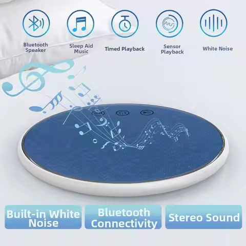 Bluetooth 5.3 Under Pillow Bluetooth Speaker Sleep Aid HiFi Stereo Sound Wireless Sleeping Speaker M