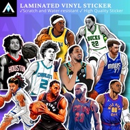 NBA BASKETBALL STAR STICKERS ~ LAMINATED VINYL STICKERS ~ ANIMEHOLIC