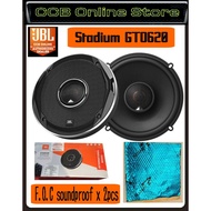 JBL Stadium GTO620 6-1/2" 160mm 2-Way Multi-Element Coaxial Speakers - 75W Rms,225W Peak,450Max - Fr