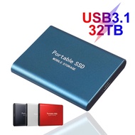 100% Original Black SSD 1TB 2TB TYPE-C USB 3.1 Portable SSD Sata 4TB 8TB Disco Duro Externo Pen Drive 16TB Usb Flash Hard Drive