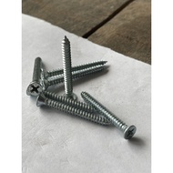 FAB WORM SCREW 8 x 1-1/2B - FLAT HEAD WORM BOLT 8 x 1-1/2B contents 100 PCS TAPPING SCREW JF FAB