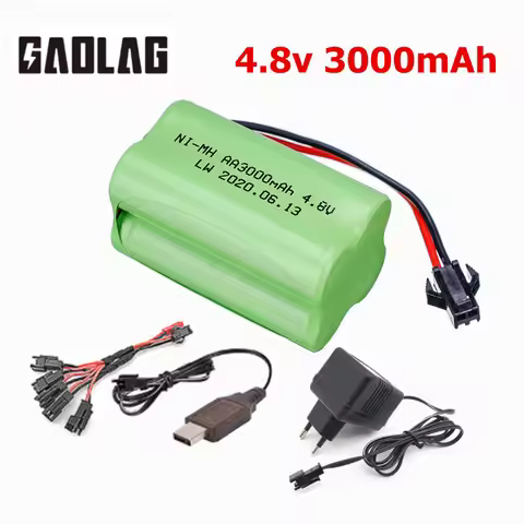 4.8v Battery 3000mah AA NiMH Battery For Rc toys Cars Tanks Robots Boats Guns 4.8v Rechargeable Batt