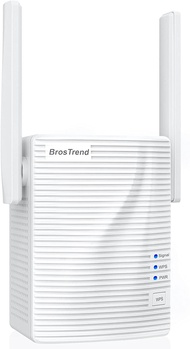 BrosTrend AC1200 WiFi Extender 5Ghz &amp; 2.4Ghz for Home Wireless Internet Booster Range Repeater 1200 Mbps