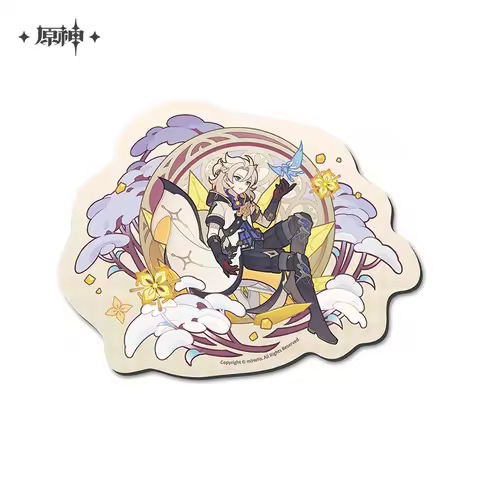 2024 Genshin Impact The Breath of The Wind Flower Theme Series Special-shaped Mouse Pad Albedo Eula 