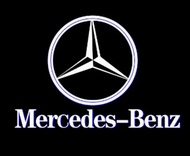 Car Door Puddle Light Projection Welcome Step Up Lamp Radium Spotlight For Mercedes Benz C S Class W