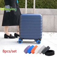 [lnthespringS] 8Pcs Luggage Wheels Protector Silicone Luggage Accessories Wheels Cover For Most Luggage Reduce Noise For Travel Luggage new
