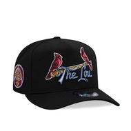 MLB New Era St. Louis Cardinals City Connect Black Metallic 9Fifty A-Frame Baseball Cap Adjustable B