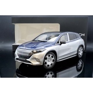 [MASH] Mercedes-Maybach Original NZG 1/18 Mercedes-Maybach EQS 680 SUV (Z296) Silver Blue