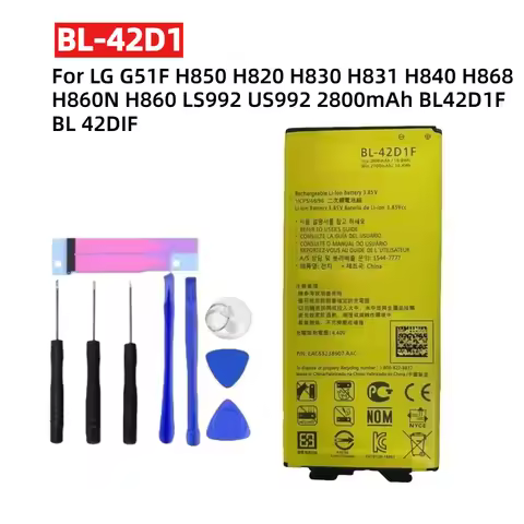 For LG G5 H850 H820 H830 H831 H840 H868 H860N H860 LS992 US992 2800mAh BL42D1F BL 42DIF BL-42D1F Pho