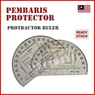 PEMBARIS PROTECTOR PROTRACTOR RULER READY STOK