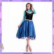 Frozen Anna Dress Ladies Adult Performance Costume Cosplay Halloween