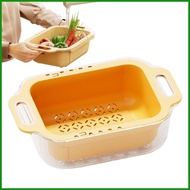 Kitchen Sink Drain Basket Food Catcher Drain Basket Adjustable Kitchen Sink Basket Food Strainer for Sink Double tongmy
