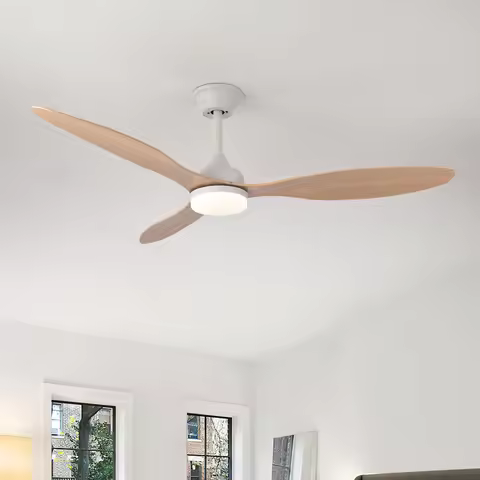 Ceiling Fan With Light, 25 Inch/42 Inch/52 Inch Low Profile Ceiling Fan With Remote Control, For Ind