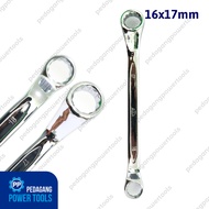 ATS KEY Ring 16 X 17 MM RENG 16X17 DOUBLE OFFSET Ring SPANNER WRENCH Spanner Set