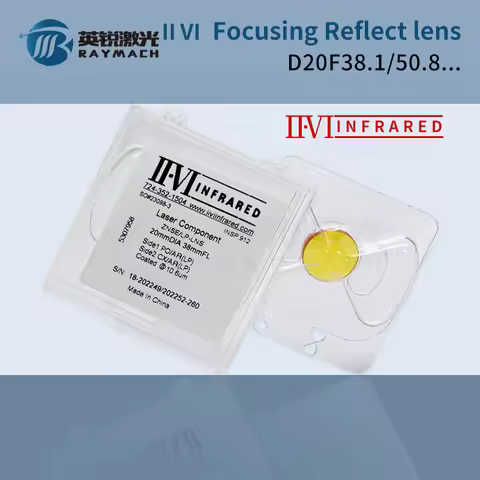 High quality II-VI CO2 Laser Focus Lens Dia. 20mm FL50.8 63.5 F101.6 Si Reflect Mirror D25T3 MO Lase