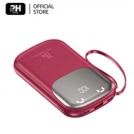 ผ่านมาตรฐาน CCC Power Bank PD20W 10000mAh จอLED 4สายในตัว รับประกัน1ปี