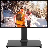 PERLEGEAR Universal TV Stand Base, Swivel Table Top TV Stand for 13-50 Inch Flat/LCD/LED TVs, Height