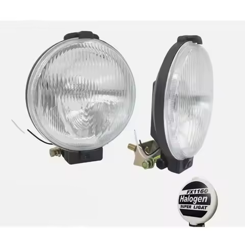 1PCS 12V 55W 6 Inch FX1160 Halogen Truck Fog Lamp Spotlight Sport Round Light Work Light Universal S