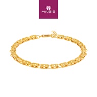 HABIB 916/22K Yellow Gold Bracelet BBC050624-MS-H