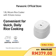 PANASONIC DL184WSK 1.8L MICROCOMPUTER RICE COOKER SR-DL184WSK