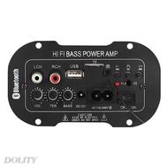 [DOLITY] Car Bluetooth Subwoofer AMP Mini Amplifier Radio TF/USB