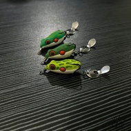 Soft Frog Motif Katak 3,5cm Killer Umpan Casting Toman Gabus Estusae Lure Soft Frog Gacor Green Seri