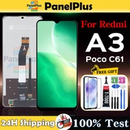 With Frame For Xiaomi Redmi A3 / Poco C61 LCD Display Touch Screen 23129RN51X Digitizer Assembly