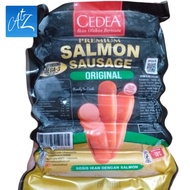 Ikan olahan beku halal MUI CEDEA PREMIUM Original SALMON SAUSAGE FROZEN SEAFOOD 390g