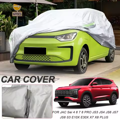 Car Single Layer Cover For JAC E10X E30X iEV7S J7 JS3 S3 Sei4 Sei6 Sei7 Sei8 Pro JS4 JS6 JS7 X7 JS8 