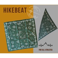 Headscarf Scarf Running Hiking hikebeat bandana Green bandana head scarf