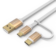 Ai Micro USB Type C 2 trong 1 sạc và cáp đồng bộ khả năng tương thích lớn