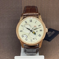 Orient RA-AK0007S10B Sun &amp; Moon Classic Automatic Brown Leather Men's Watch