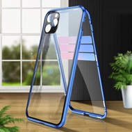 Double Sides Tempered Glass Phone Case For iPhone 16 15 Pro Max 15ProMax 16ProMax 16Plus i15 i16 Cas